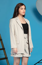 Load image into Gallery viewer, Bea Marin Blazer and Shorts Set in Oat Beige
