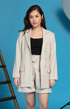 Load image into Gallery viewer, Bea Marin Blazer and Shorts Set in Oat Beige
