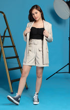 Load image into Gallery viewer, Bea Marin Blazer and Shorts Set in Oat Beige
