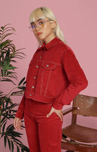 Load image into Gallery viewer, Ida Jacket and Pants Set in Red
